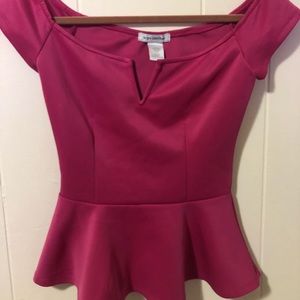 Classy Pink Blouse Body Central
